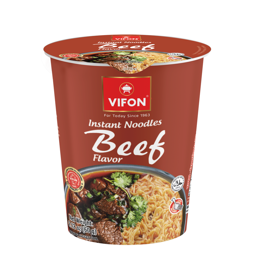 VIFON Instant Noodles Cups - Mì Ly Ăn Liền