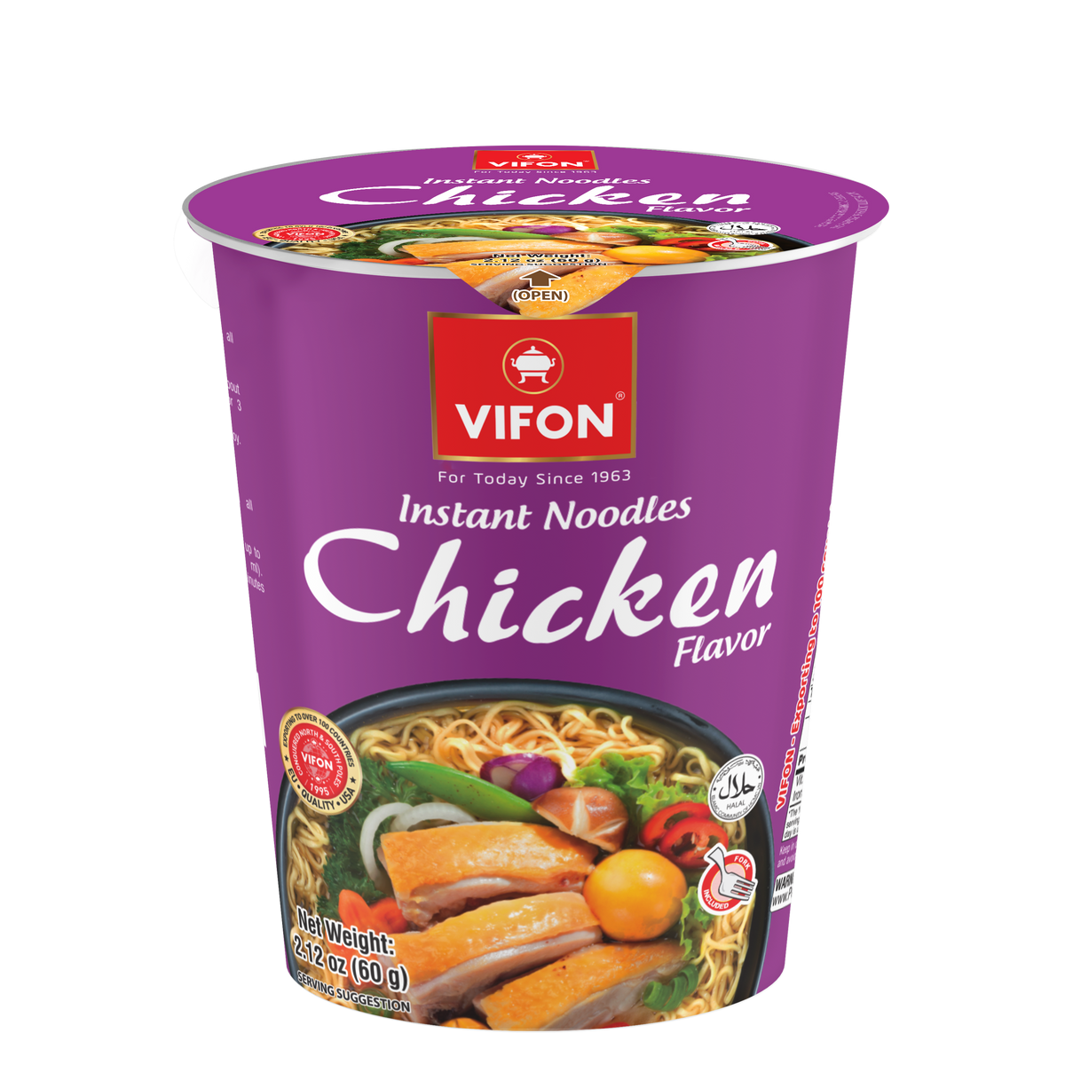 VIFON Instant Noodles Cups - Mì Ly Ăn Liền