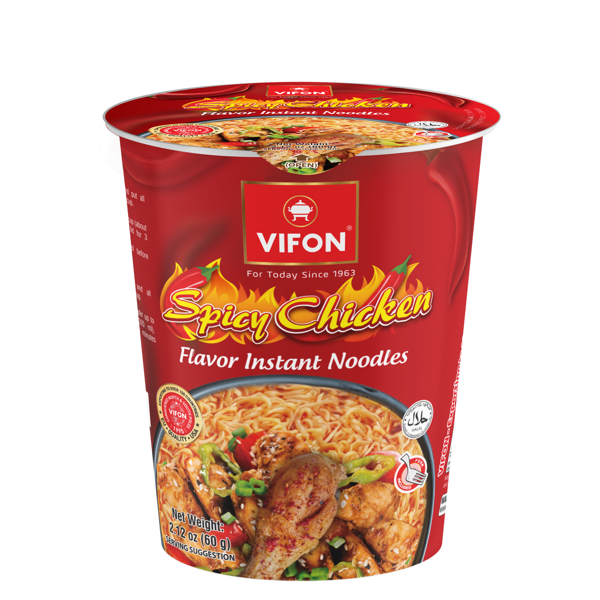 VIFON Instant Noodles Cups - Mì Ly Ăn Liền