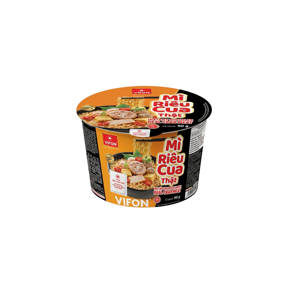 VIFON Crab Paste Instant Noodles - Mì Riêu Cua