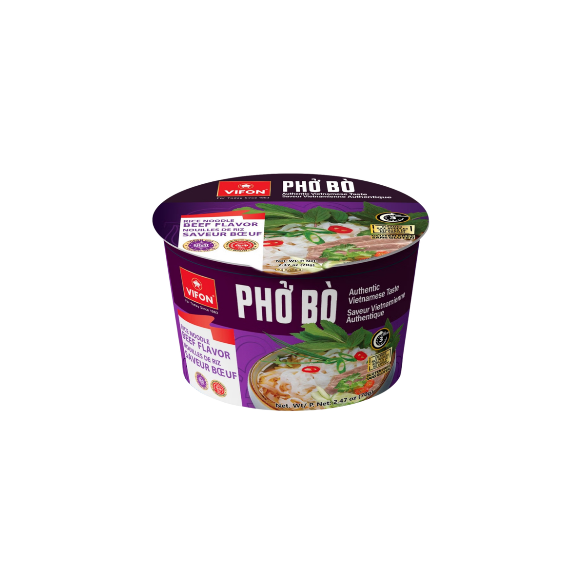 VIFON Pho Noodles Paper Bowl - Phở Ăn Liền