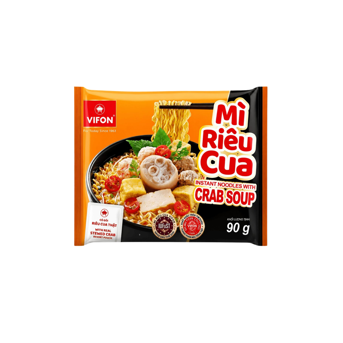 VIFON Crab Paste Instant Noodles - Mì Riêu Cua