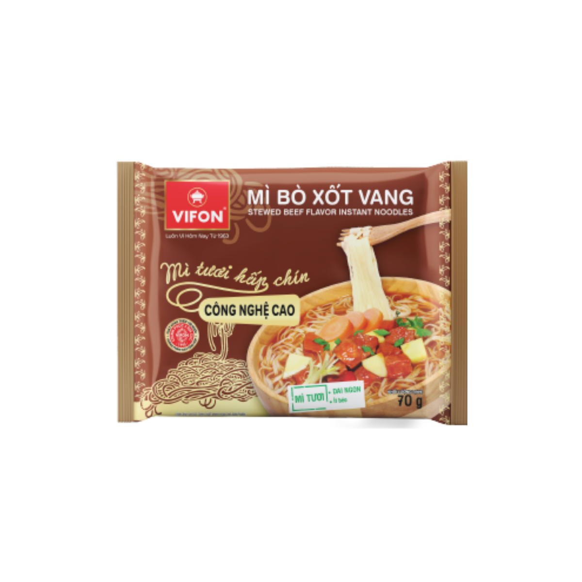 VIFON Non-Fried Instant Noodles - Mì Tươi Ăn Liền