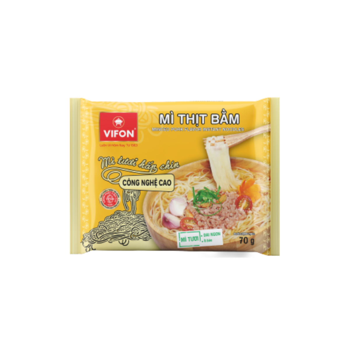 VIFON Non-Fried Instant Noodles - Mì Tươi Ăn Liền