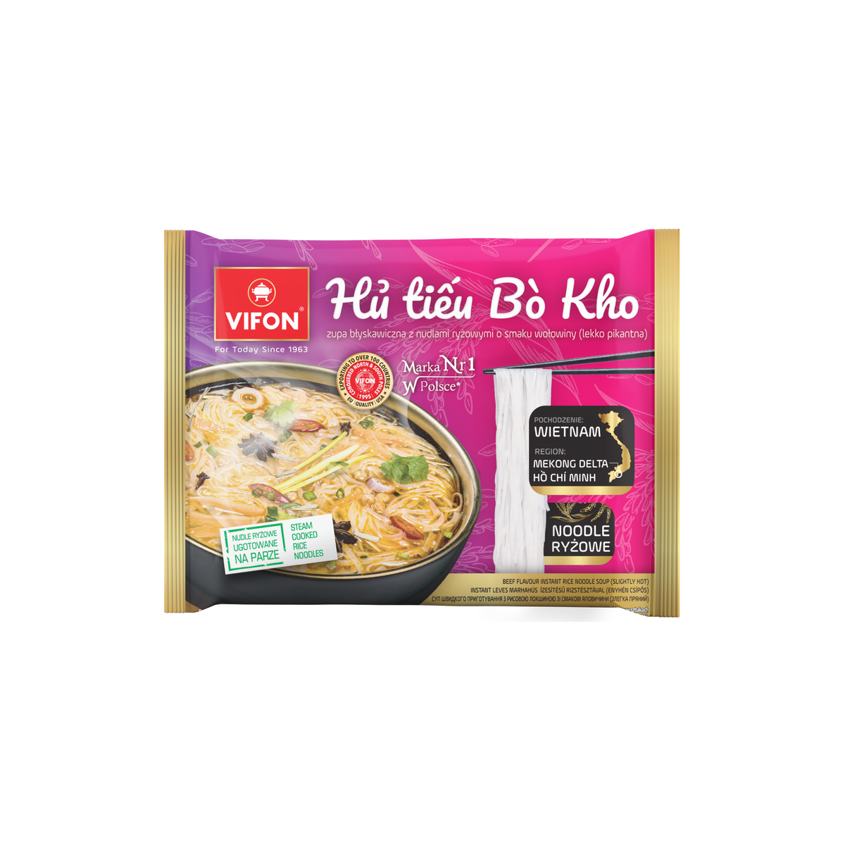 VIFON Beef Stew Rice Noodles - Hủ Tiếu Bò Kho