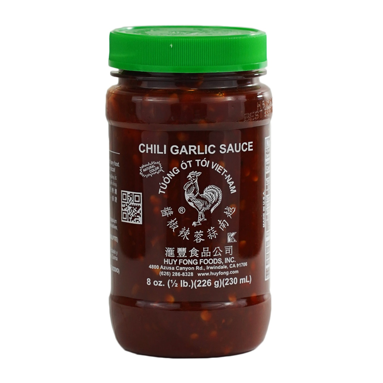 Huy Fong Chili Garlic Sauce, 8 oz (24Count) VIFON INTERNATIONAL INC.