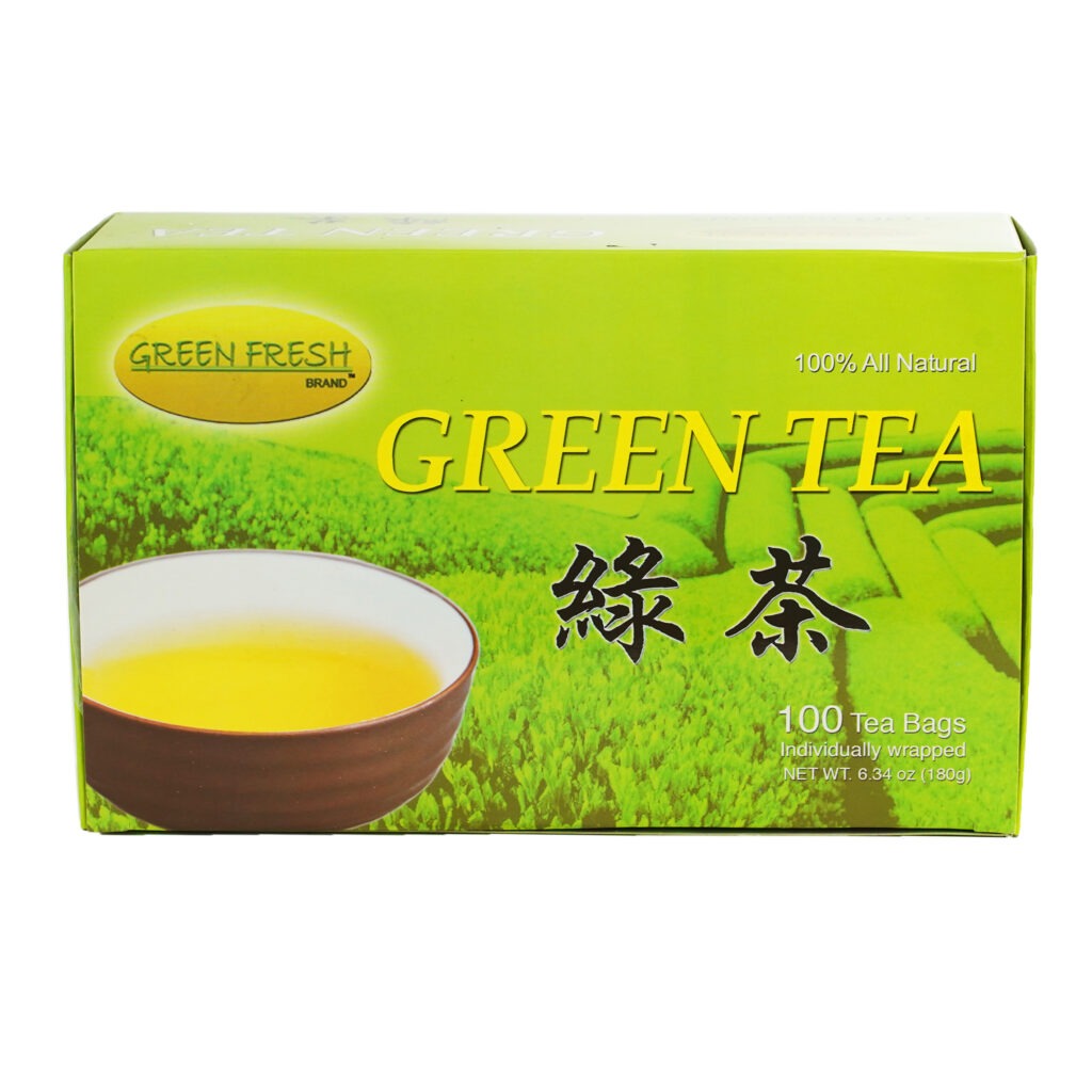 Green Fresh Green Tea 6.34 oz, 100-Bags (24-Packs) - VIFON ...