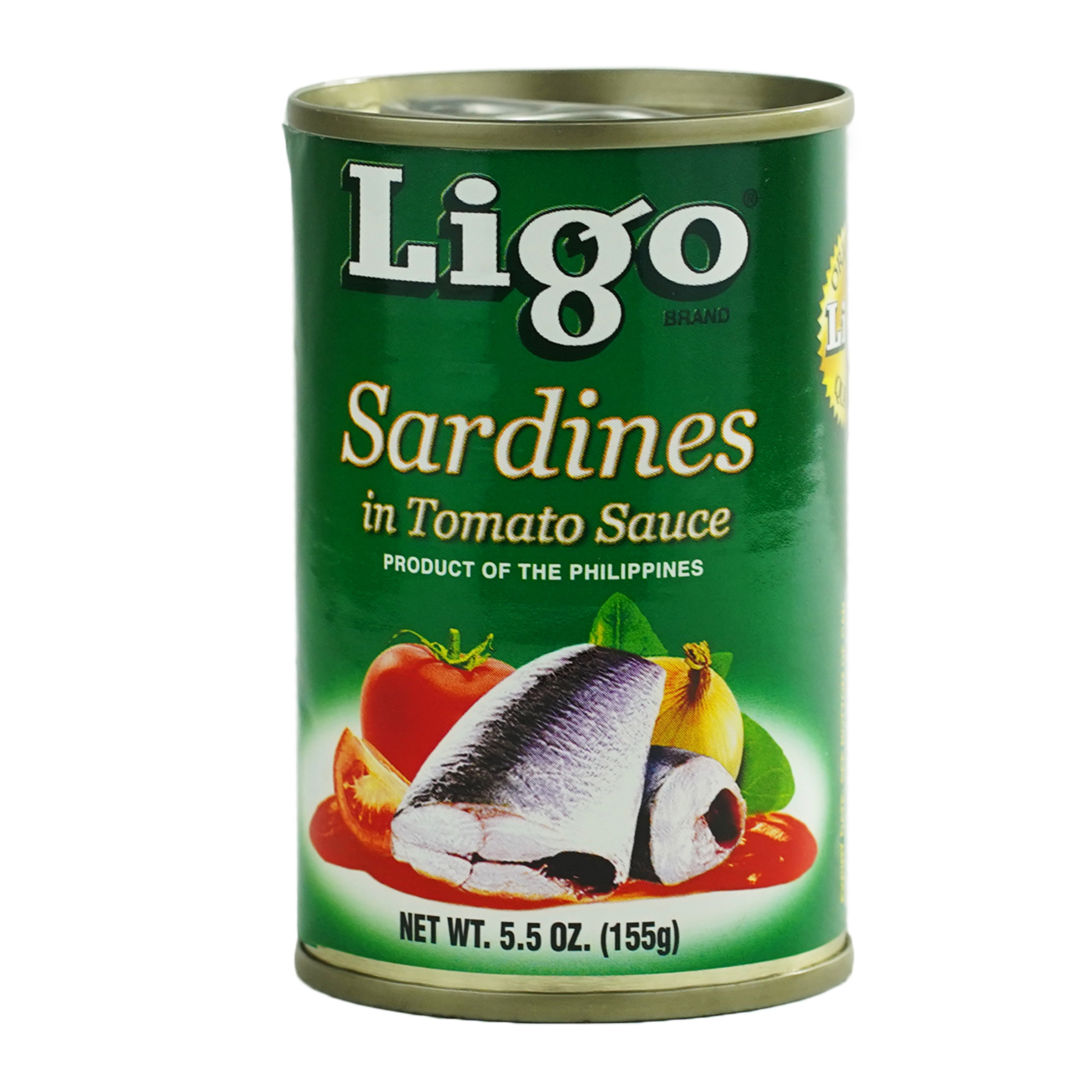 Ligo Sardines in Tomato Sauce, 5.5 oz (100Count) VIFON INTERNATIONAL