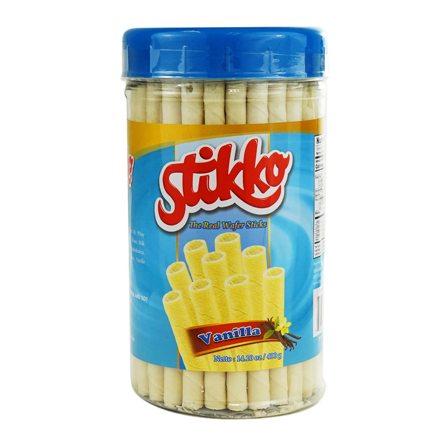 Stikko Vanilla Wafer Sticks, 14.1 oz (12-Count) - VIFON USA