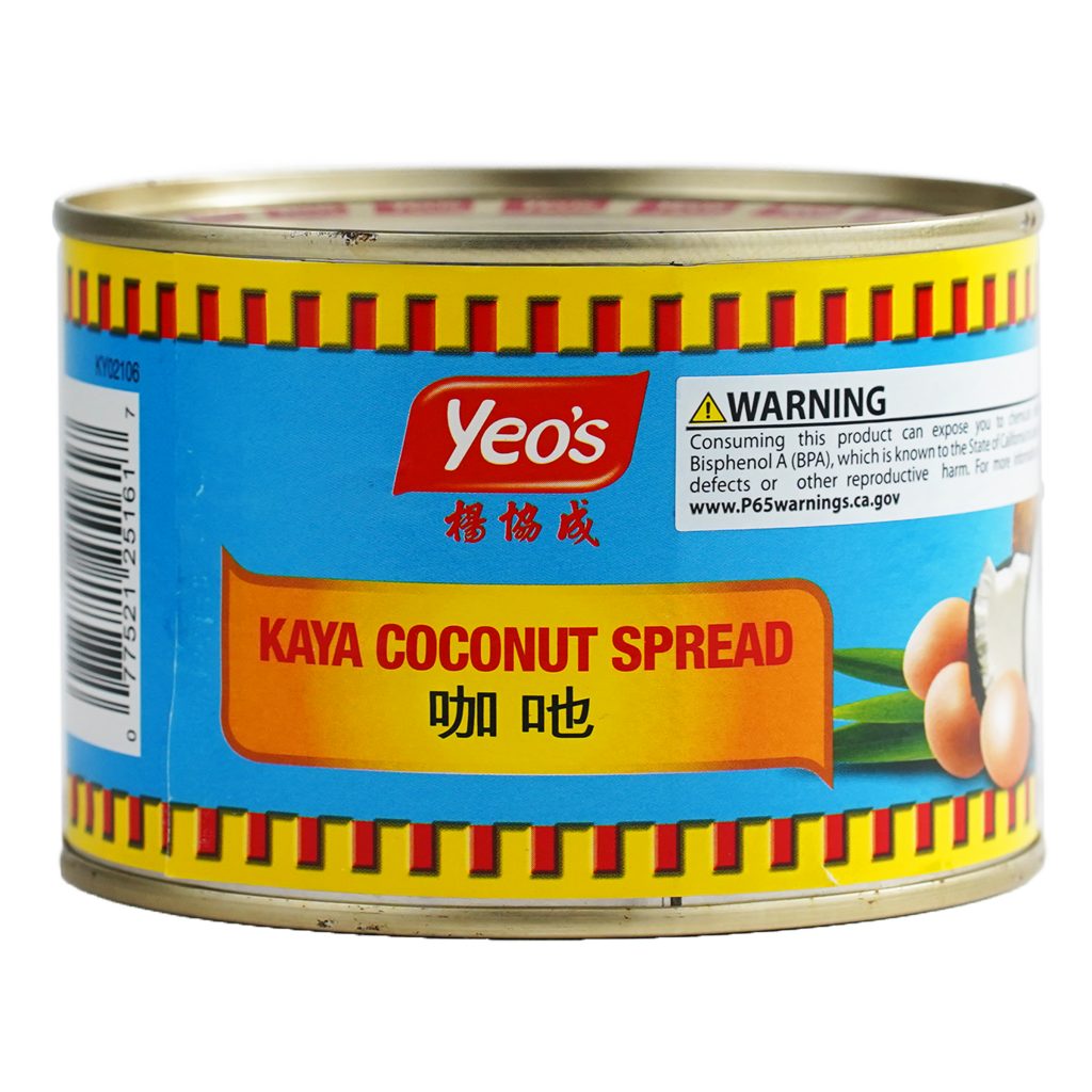 Yeo's Kaya Coconut Jam Spread, 17.6 oz (12Count)  VIFON USA