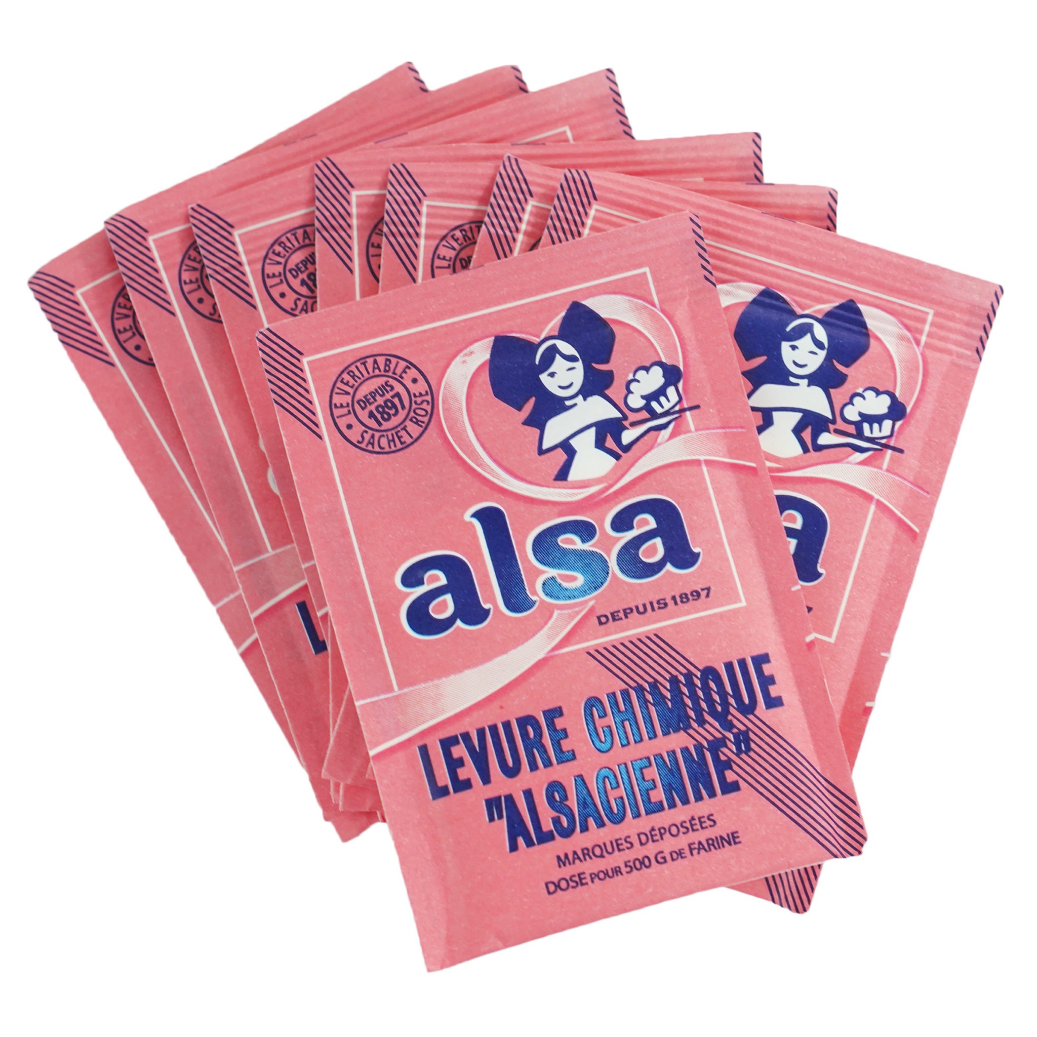 Alsa Levure Baking Soda, 8oz, 18 packets (10Count) VIFON