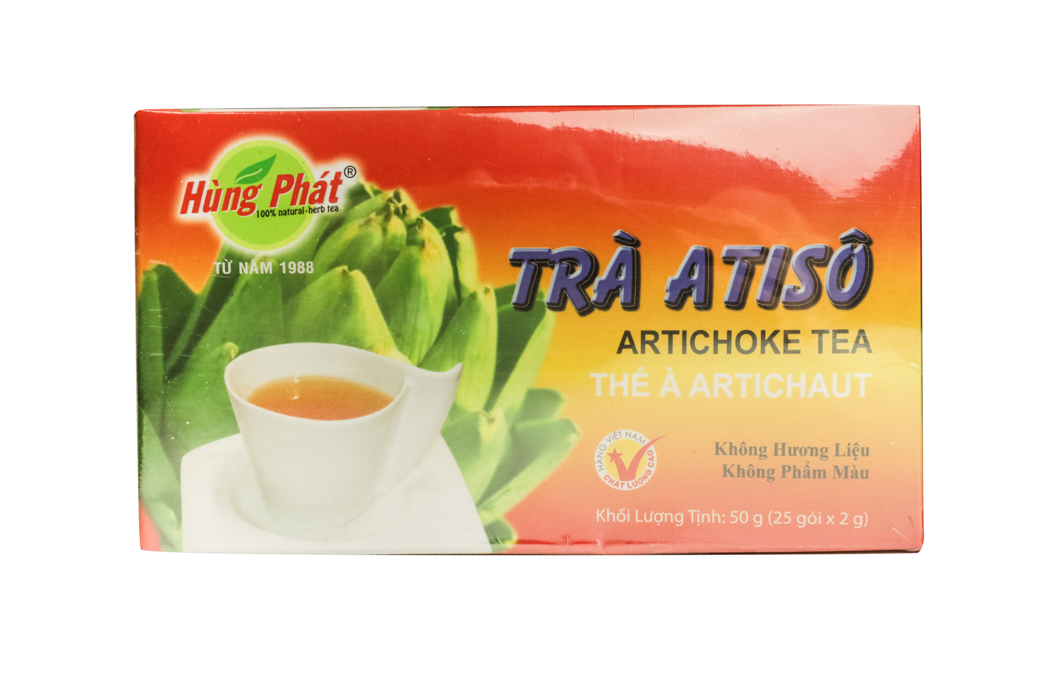 Hung Phat Tea Aritichoke Artiso, 1.75 oz, 10 bags (10-Count) - VIFON ...