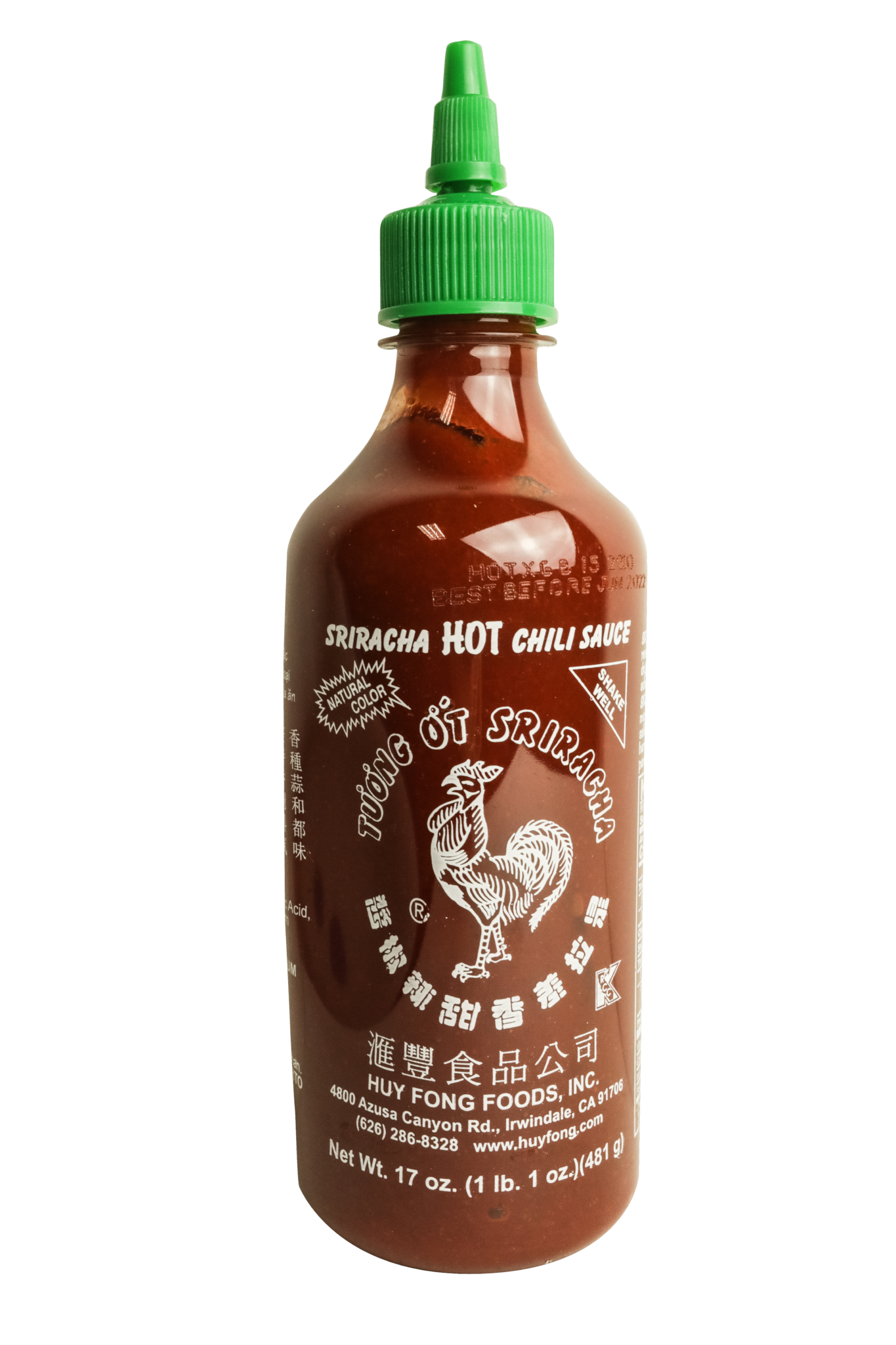 Huy Fong Foods Sriracha Chili Sauce 17 Oz 12 Count Vifon International Inc