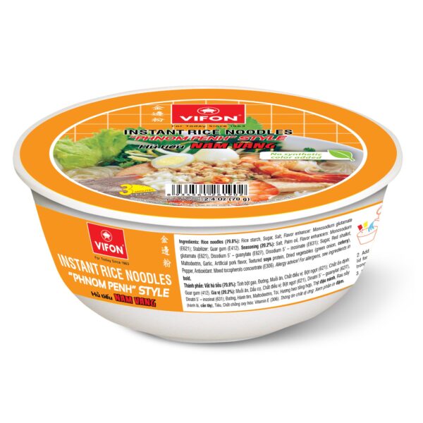 Instant Phnom Penh Rice Noodles (Bowl)