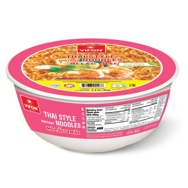 Instant Thai Style Noodles (Bowl)