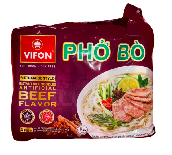 Instant Beef Pho 4 Pack (Bag)