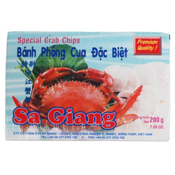 Sa Giang Crab Cracker Chips