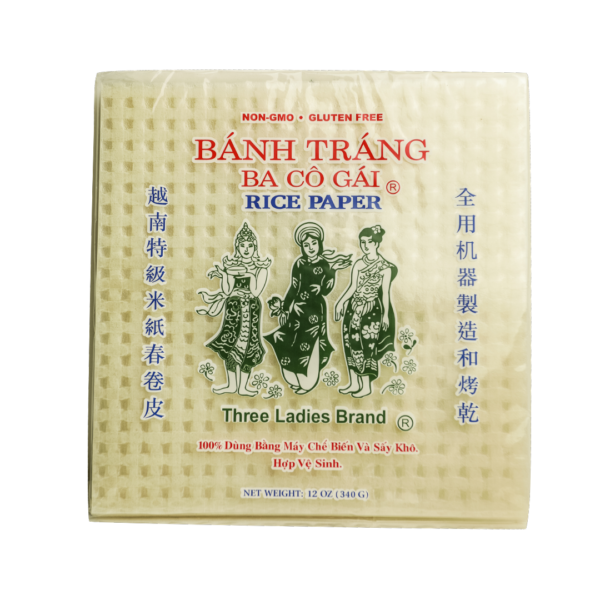 3 Ladies Rice Paper Tapioca 22cm Banh Trang